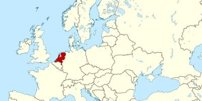 Карта Европы Нидерланды