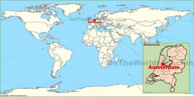 Нидерланды на карте мира